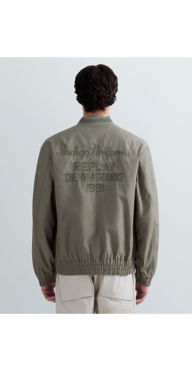 バック刺しゅうバーシティジャケット｜REPLAY リプレイ公式通販サイト